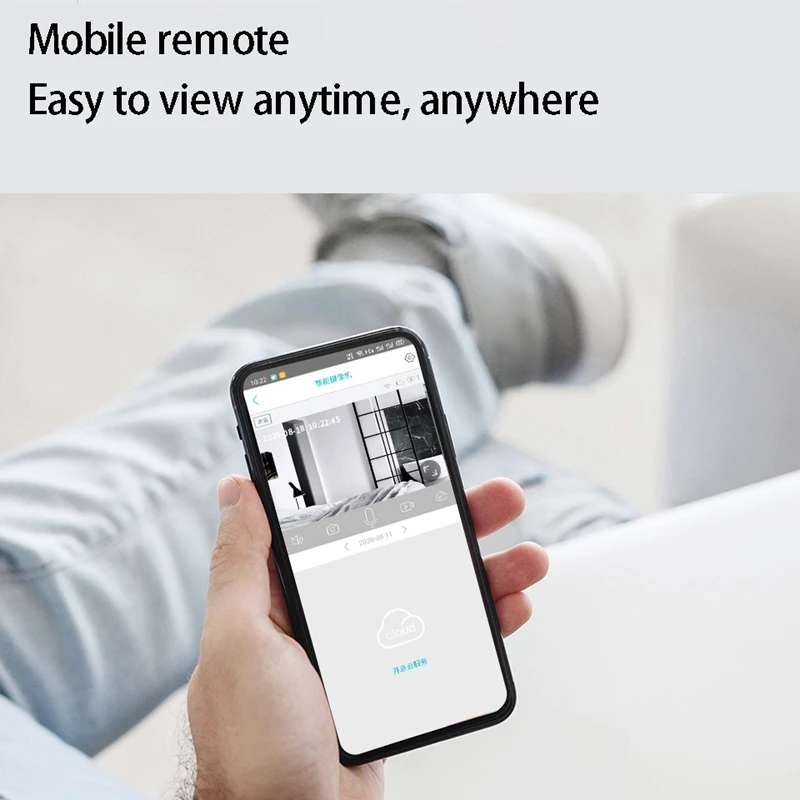 

Low Power Security Camera, 100% Wireless Network Night Vision Cloud Storage with Battery, for Home Office