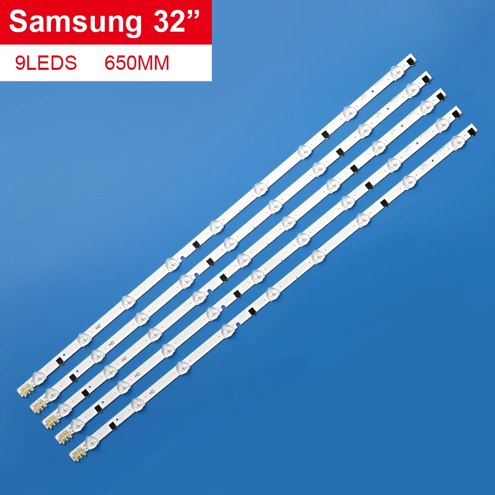 

5 Piece LED Backlight Strip For Samsung UE32F5500AY UE32F5500AW UE32F5500AK UE32F5500AS TV LED Bars Replacement Backlight Strips