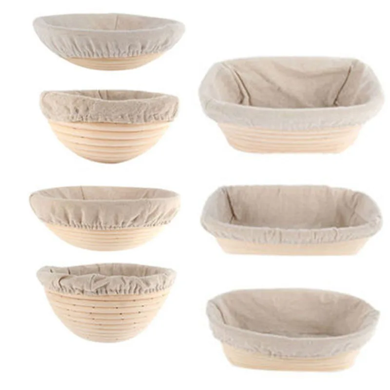 

Banneton Brotform Proofing Long Bread Dough Baskets Dough Pastry Proving Rattan Proofing Basket Food Storage Container