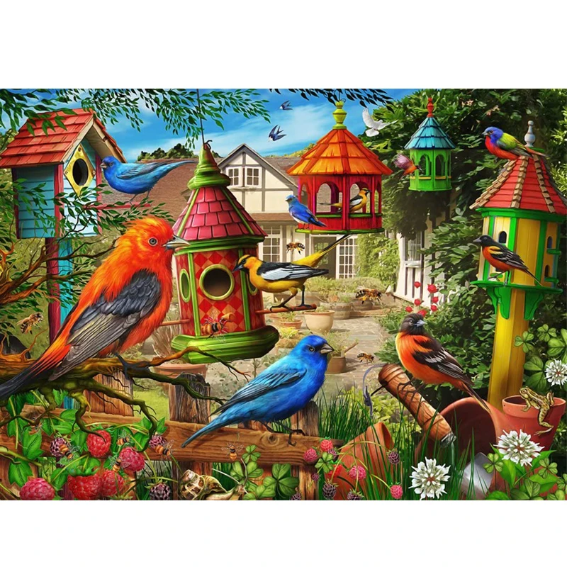 

SenyuArt 5D Diamond Painting Full Round Embroidery Rhinestone Bird Picture Mosaic Art Accessories Cross Stitch Kits Home Decor