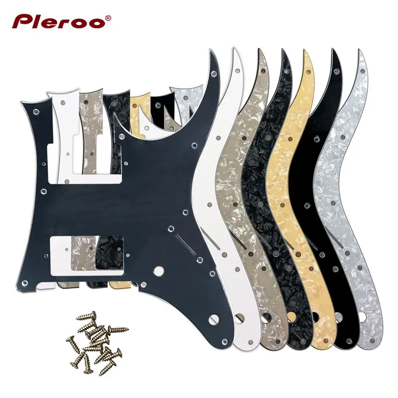 pleroo kundenspezifische elektrische gitarre teile für mij 2016 jahr ibanez rg2550z gitarre schlagbrett hh humbucker pickup scratch platte free g