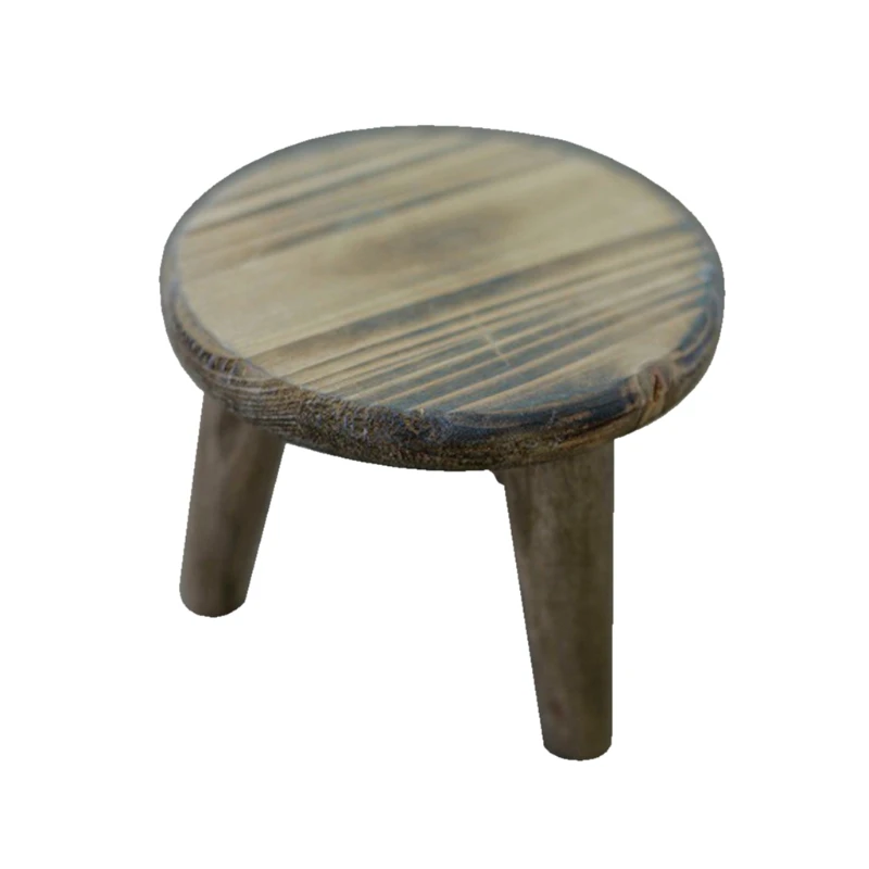 Accesorios de fotograf&iacute;a para reci&eacute;n nacido, Mini mesas de t&eacute; de escritorio de madera, accesorios de fotograf&iacute;a para beb&eacute;, utiler&iacute;a de Foto, accesorios de disparo D0AF-2
