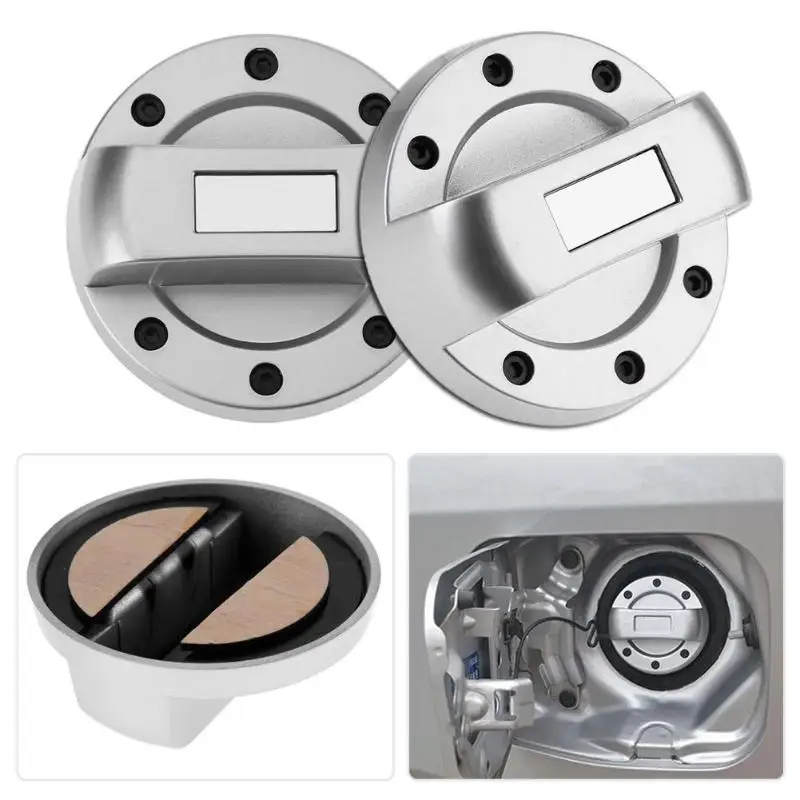 1 шт. Универсальный Серебряный газовый топливный бак декоративная крышка бензина