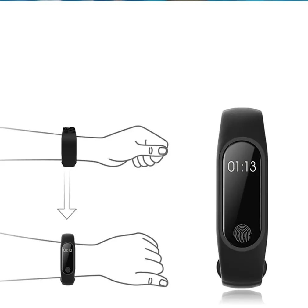 

Professional 0.42 Inch Touch Scrren Style Waterproof Fitness Activity Tracker Smart Watch Wristband