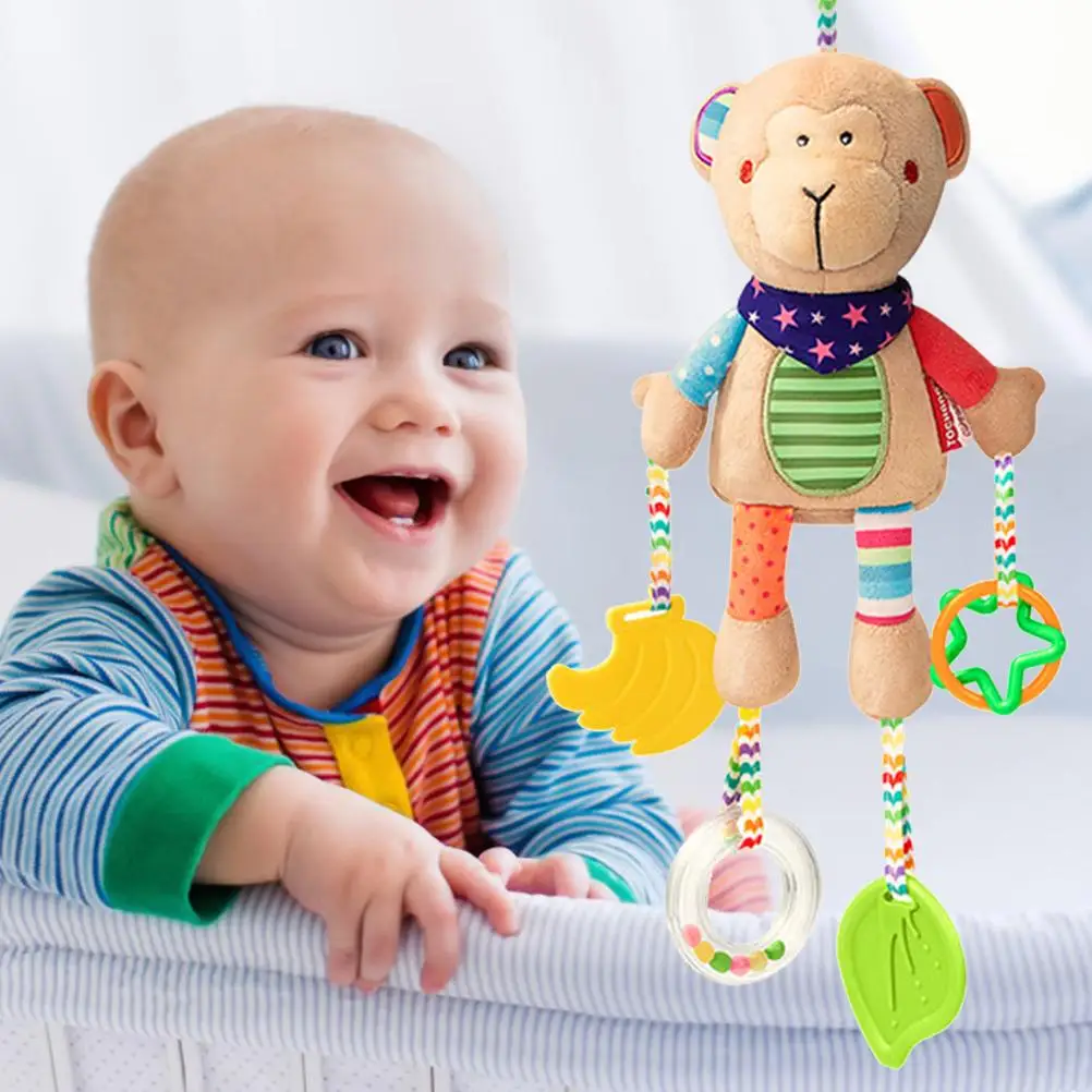 

Cute Plush Toy Cute Animal Bed hanging toys for Cradle Baby Pram Toy Early Education Toy For Newborns and Kids doll
