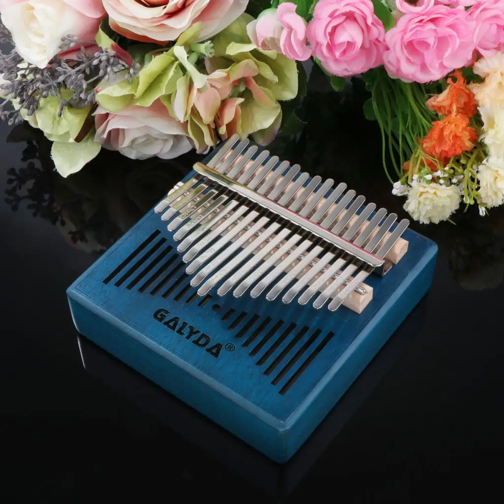 Kalimba 17 клавиш большой палец пианино красное дерево Mbira подарок с сумкой
