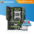 Комплект материнской платы HUANANZHI X79 GREEN X79, комплект с Intel XEON E5 1650 V2, поддержка DDR3 RECC, без ECC памяти M.2 NVME NGFF USB3.0