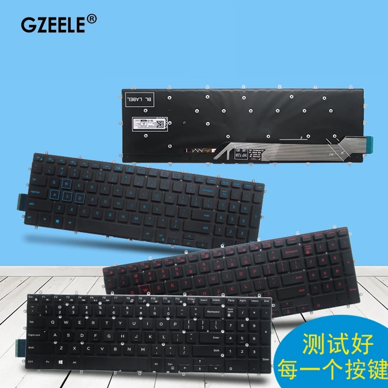 Новая американская Клавиатура для ноутбука Dell Inspiron 15 5565 5567 5568 Gaming 17 5765 5767