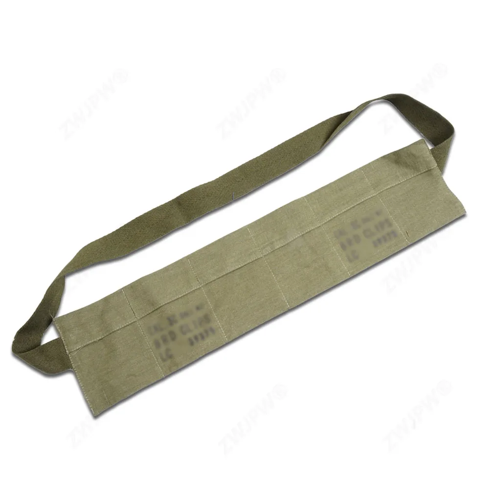 Армия Второй мировой войны США портативные амуниции Журнал Мешок CAL.30 мяч M2 8RD