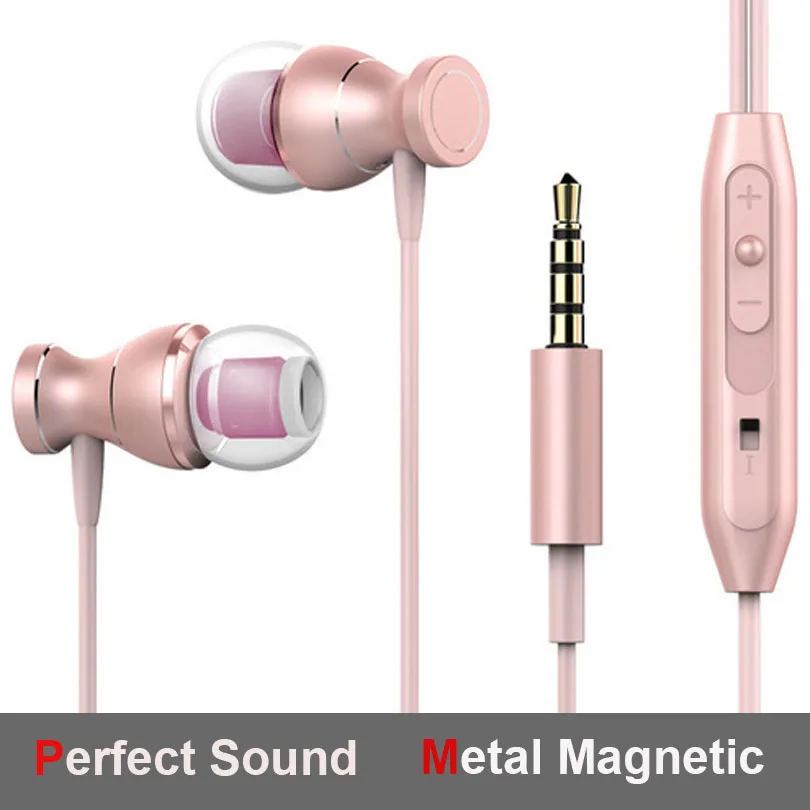 3 5 мм наушники вкладыши Высокое качество Hi Fi спортивные ушной раковины металла