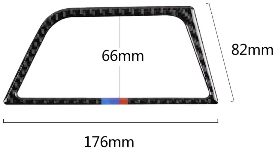 Наклейка на решетку вентиляционного отверстия автомобиля со стороны