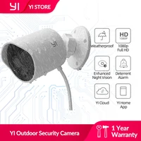 yi outdoor camera 1080p ip camera sd card slot cloud wireless motion activated alerts security video surveillance