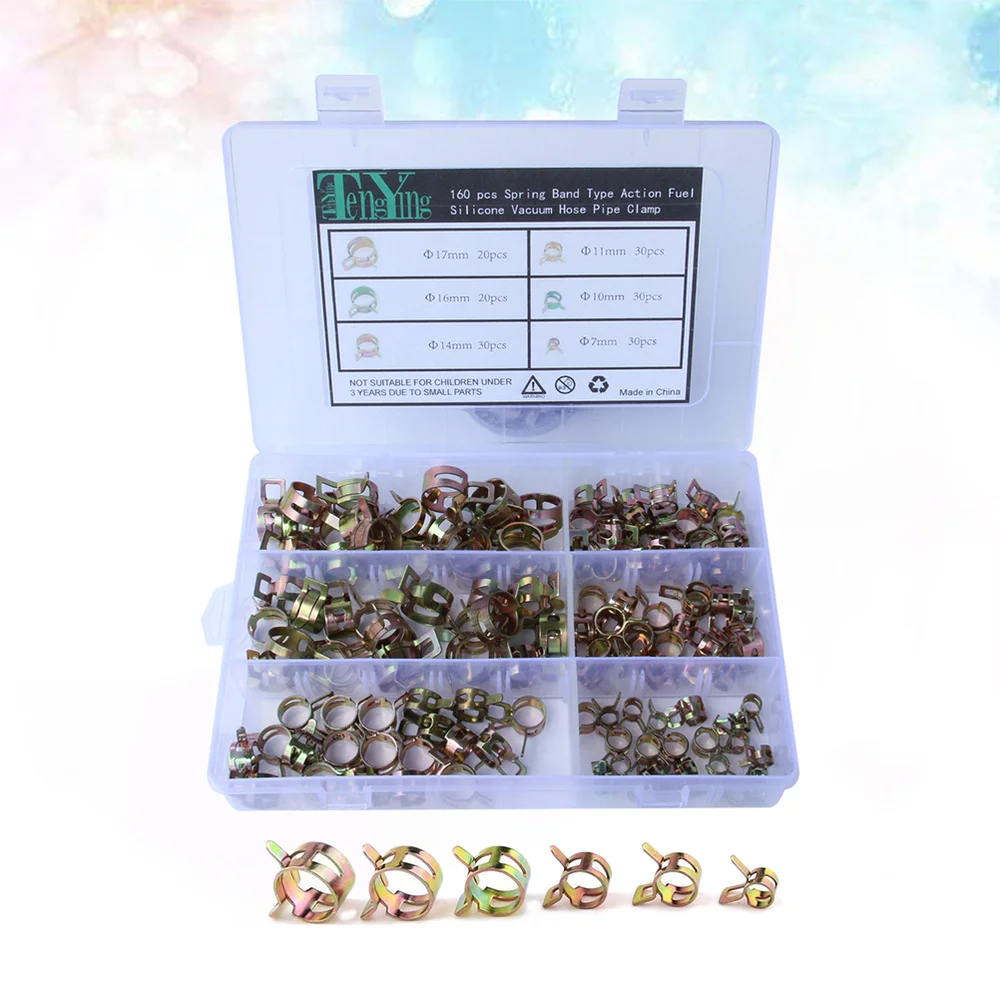 160 шт. зажим для шланга трубы низкого давления водопроводки механического
