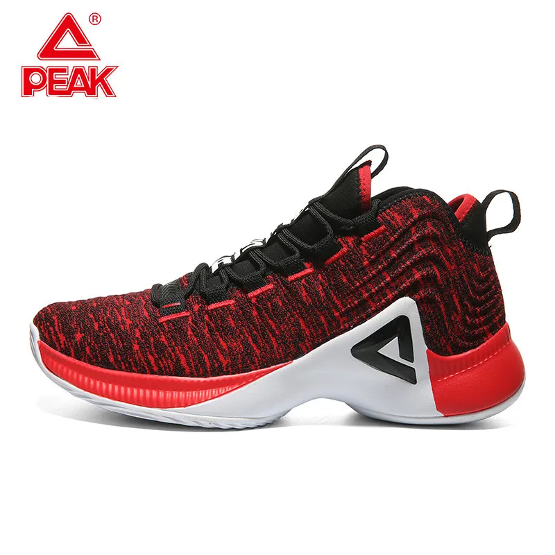 

Peak fire basketball shoes men's high top shock absorption actual combat boots 2020 new field shoes cement ground