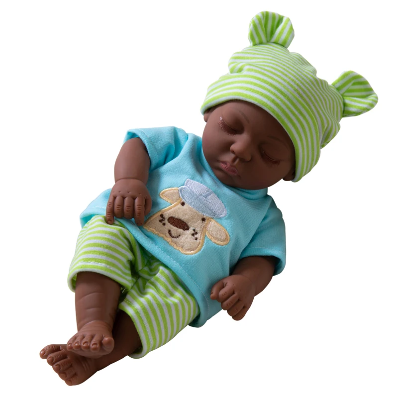 

Кукла-реборн из силикона, 10 дюймов, в полоску, красный, розовый, зеленый