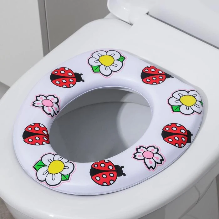 Сиденье для унитаза детское Букашки 29×27×5 см | Строительство и ремонт