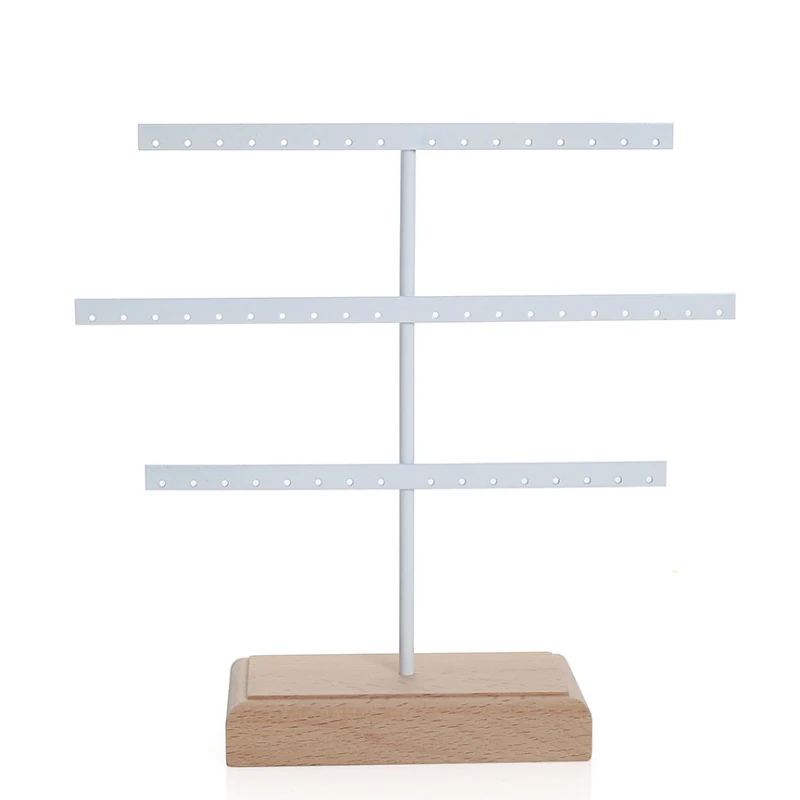 Модный органайзер для сережек с 52 крючками подвесной держатель и ожерелий