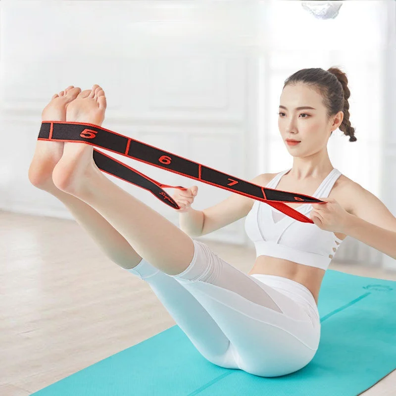 

Professional Nylon Yoga Resistance Bands Wear-resistant Fitness Stretch Training Belt Indoor Gym Pilates Elastic Band