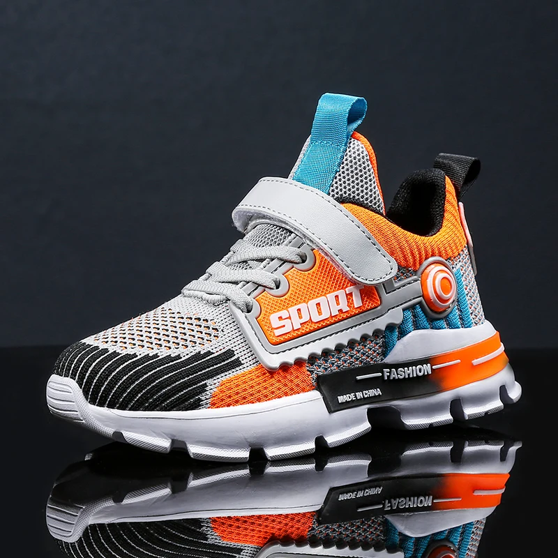 New Kid Shoes Casual Running Shoes Children Comfortable Mesh Sports Shoes Soft Bottom Anti-slippery Sneakers for Boys Size 28-39