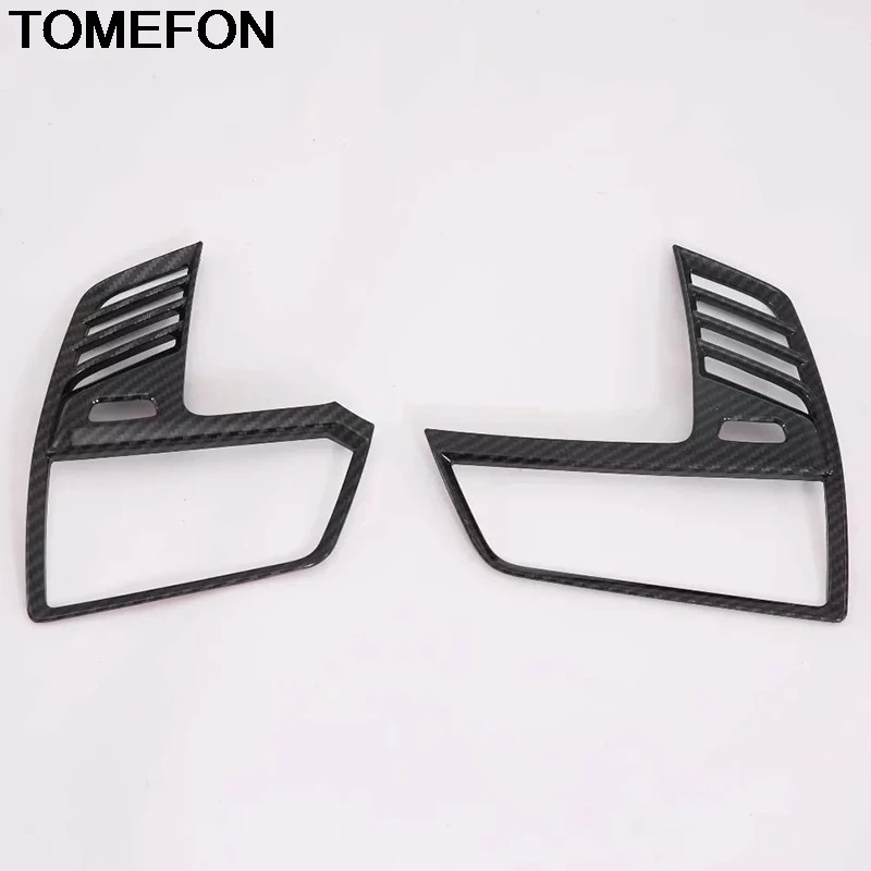 

TOMEFON For BMW X5 G05 2019 2020 Front Side Left Right Air Condition AC Vent Outlet Sticker Cover Trim Interior Accessories ABS