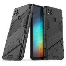 PUNK Phone Case For Xiaomi Redmi 9C NFC Cover For Redmi 9C NFC Coque Armor Shockproof Phone Case For Redmi 9C NFC