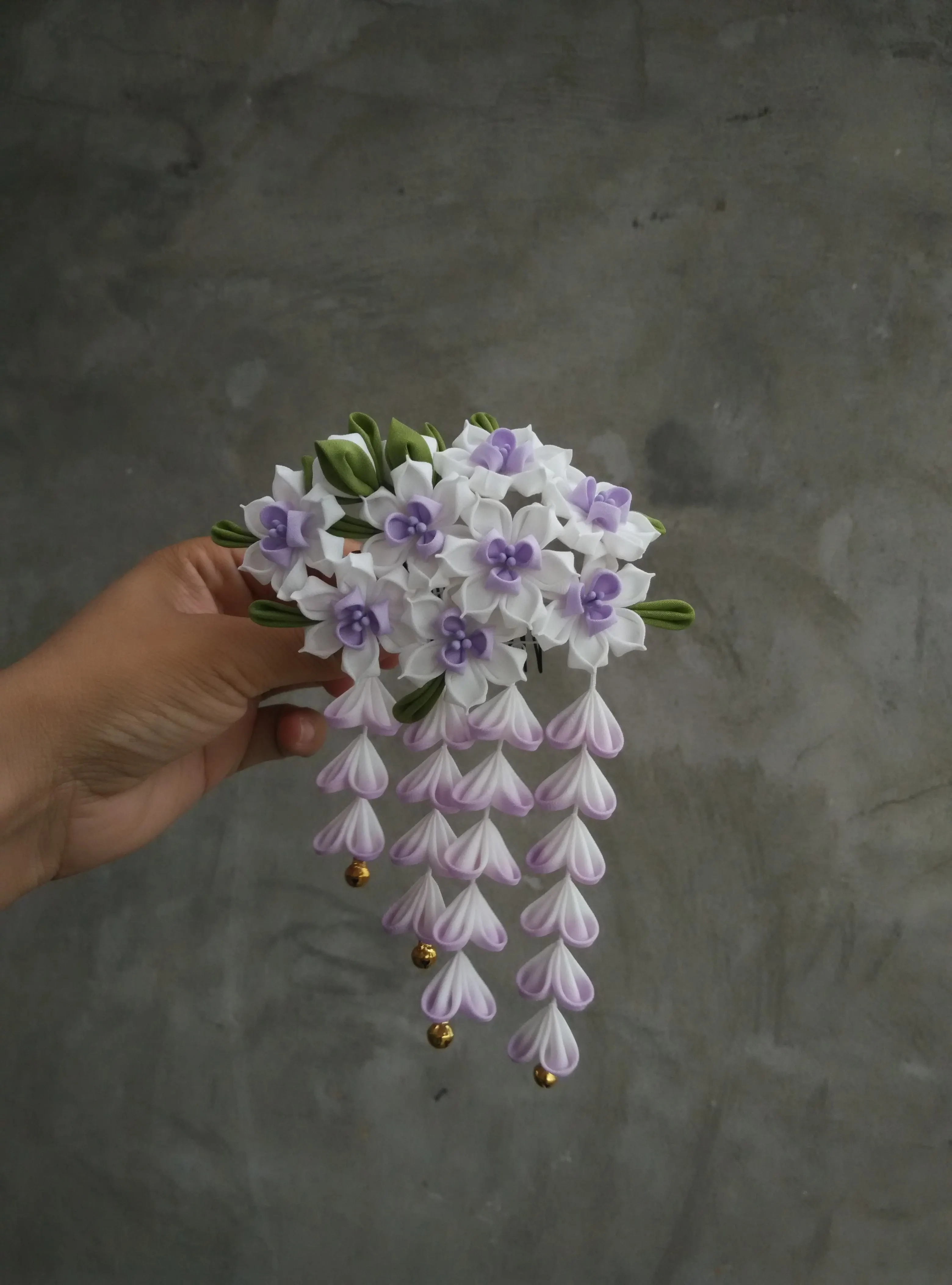 Персонализированные фиолетовые нарциды LALAVARA гребни для волос японские