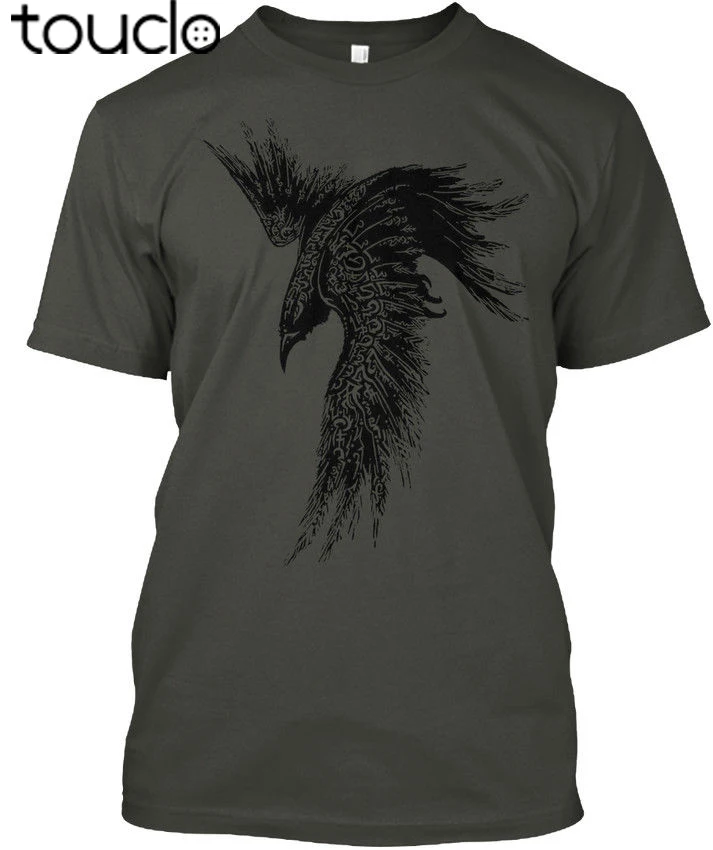 

Trendy For I Am The Raven ~ Child Of Odin Cotton Men Classical Hip Hop T Shirt Streetwear Clothing Personalized Shirts Cotton