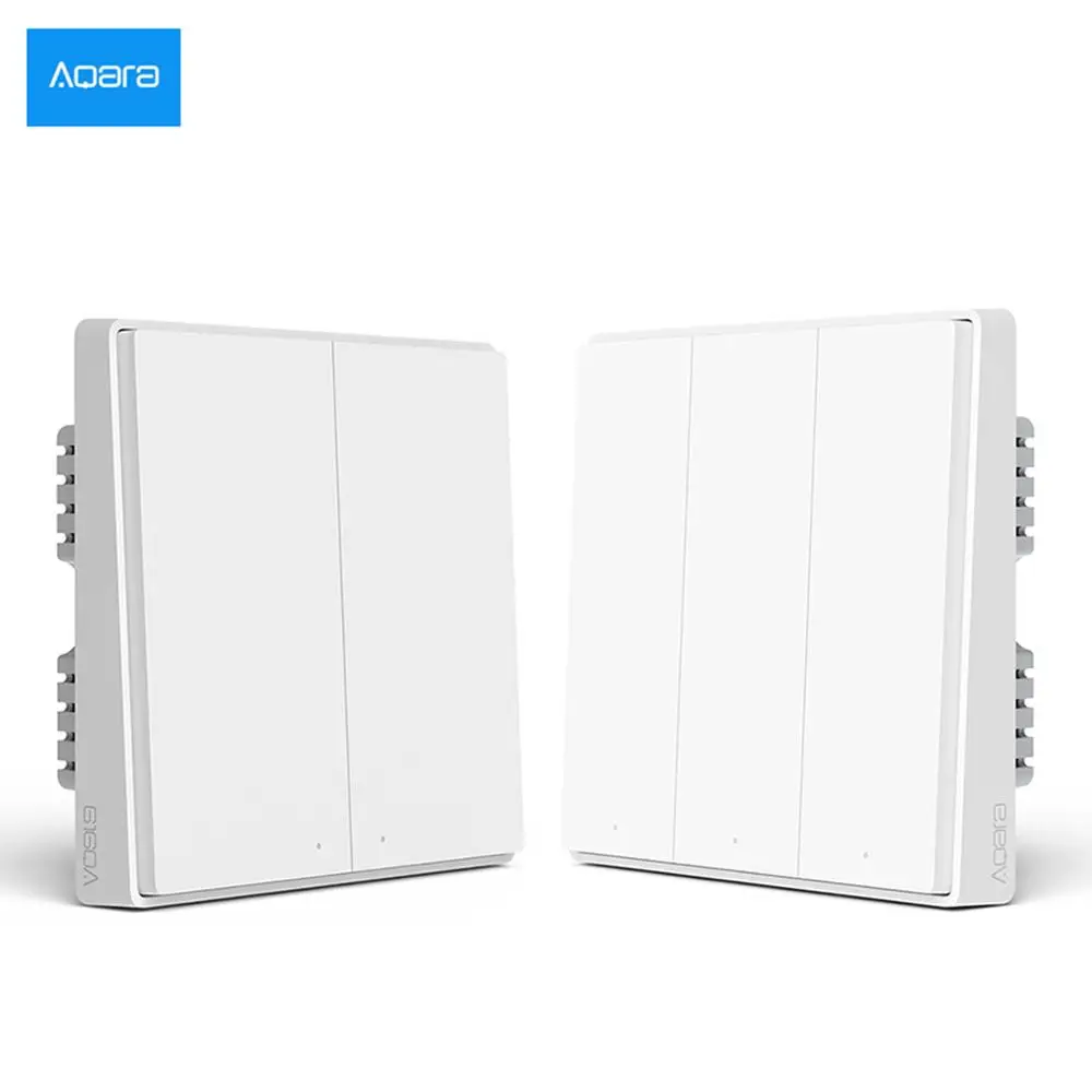 Настенный выключатель Aqara D1 Zigbee беспроводной светильник с дистанционным
