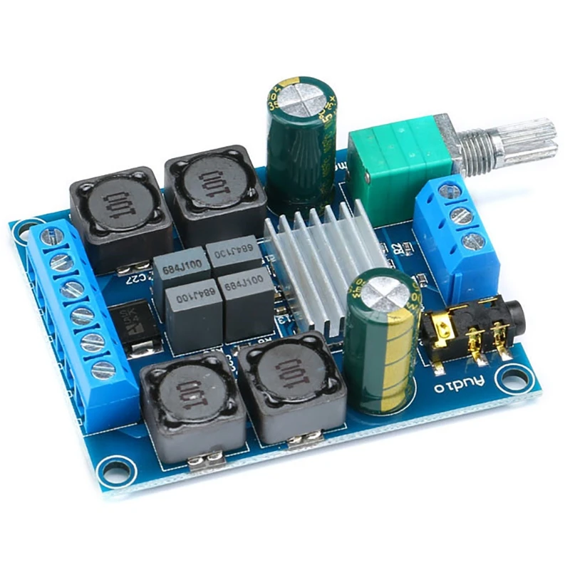 Tpa3116D2 2x50 Вт Цифровой усилитель звука Модуль платы 4 5 в до 27 регулятор громкости