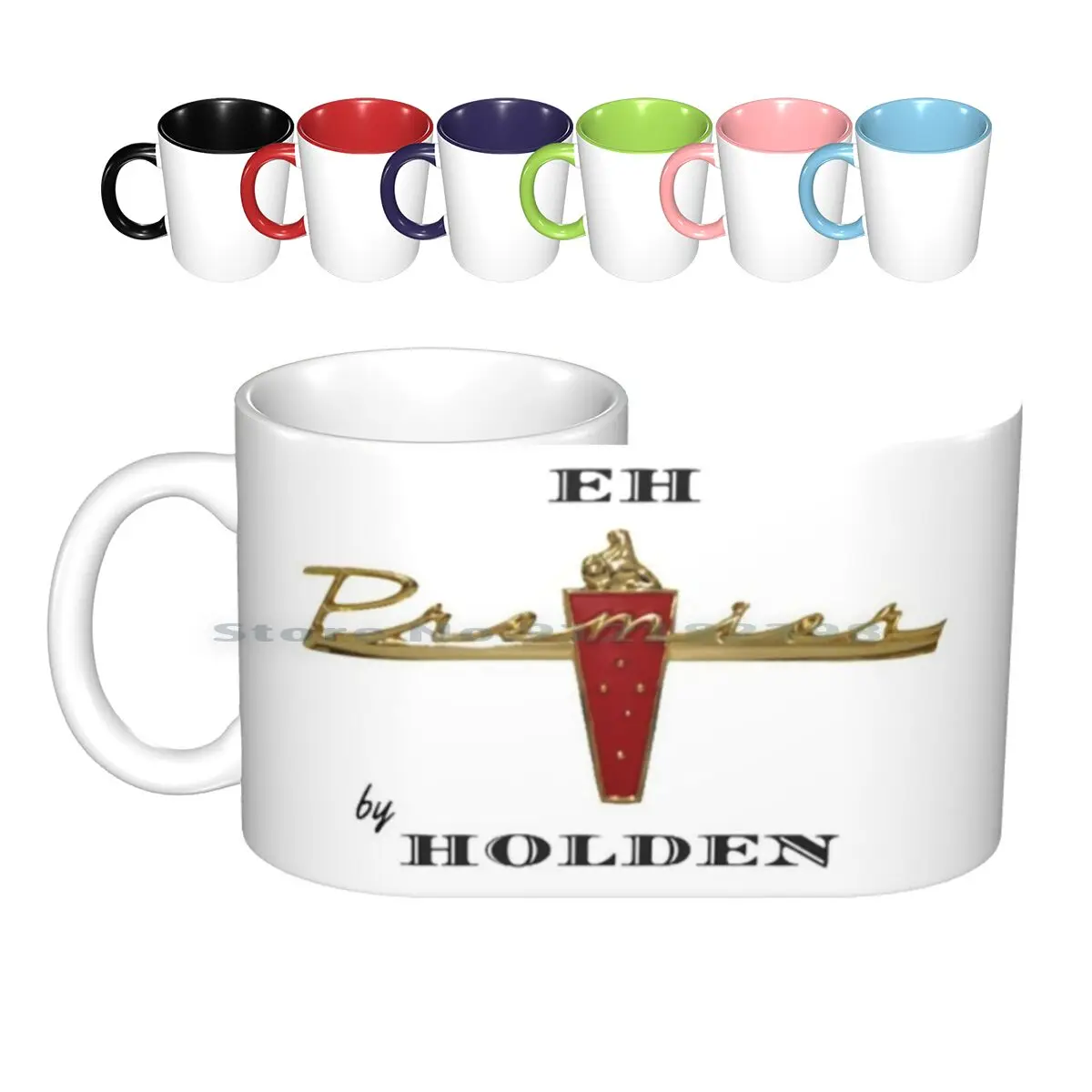 

Керамические кружки Eh Premier, кофейные чашки, кружка для молока и чая Eh Holden History Icon Gm Gmh 1964 Premier Racing Club, Южная Австралия, S4 автомобиль