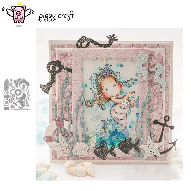 Свинья для рукоделия резки металла штампы высечки форма подводного мира корабля