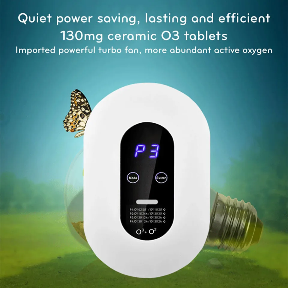 Портативный мини очиститель воздуха озонатор домашний дезодорирующий ионизатор