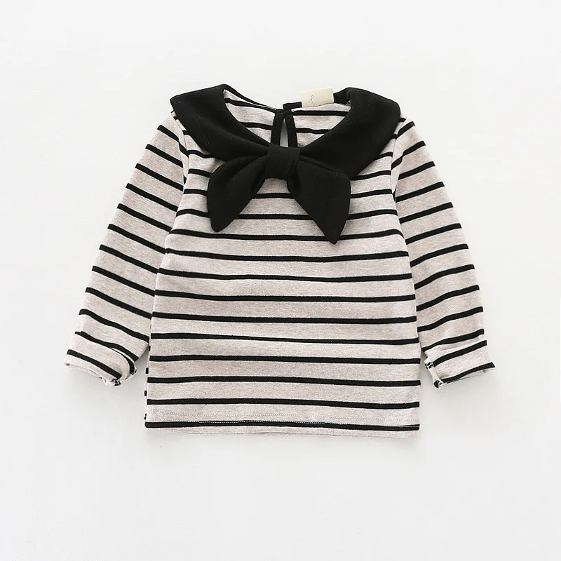 Весна 2020 детская одежда новая футболка с длинными рукавами для девочек хлопковые