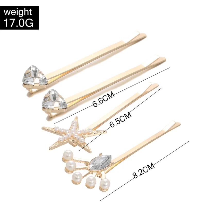 Изысканные женские заколки для волос со звездами луной молнией звездным небом