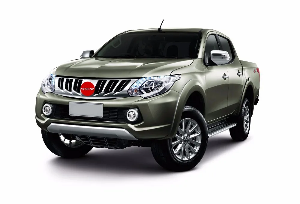 2016 2019 дефлекторы бокового окна для Mitsubishi L200 пикап черный цвет Автомобильный