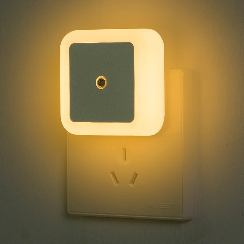 

Light control sensor night light intelligent led white light warm light home creative gift sub-explosive warm white white light