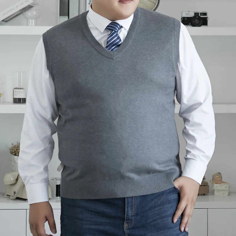 

Жилет Мужской трикотажный однотонный с V-образным вырезом, без рукавов