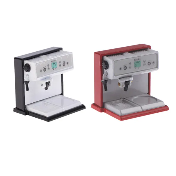 

Миниатюрная металлическая кофемашина для кукольного домика в масштабе 1/12, 1 шт.