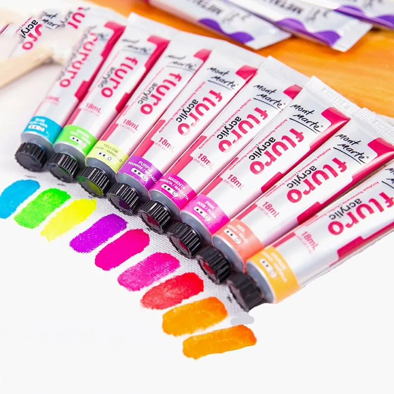 8 цветов металлическая перламутровая цветная профессиональная акриловая краска