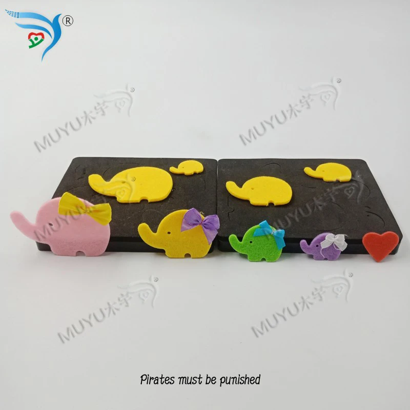 Много маленьких слонов деревянные высечки аксессуары Regola Acciaio die Misura my | Дом и сад