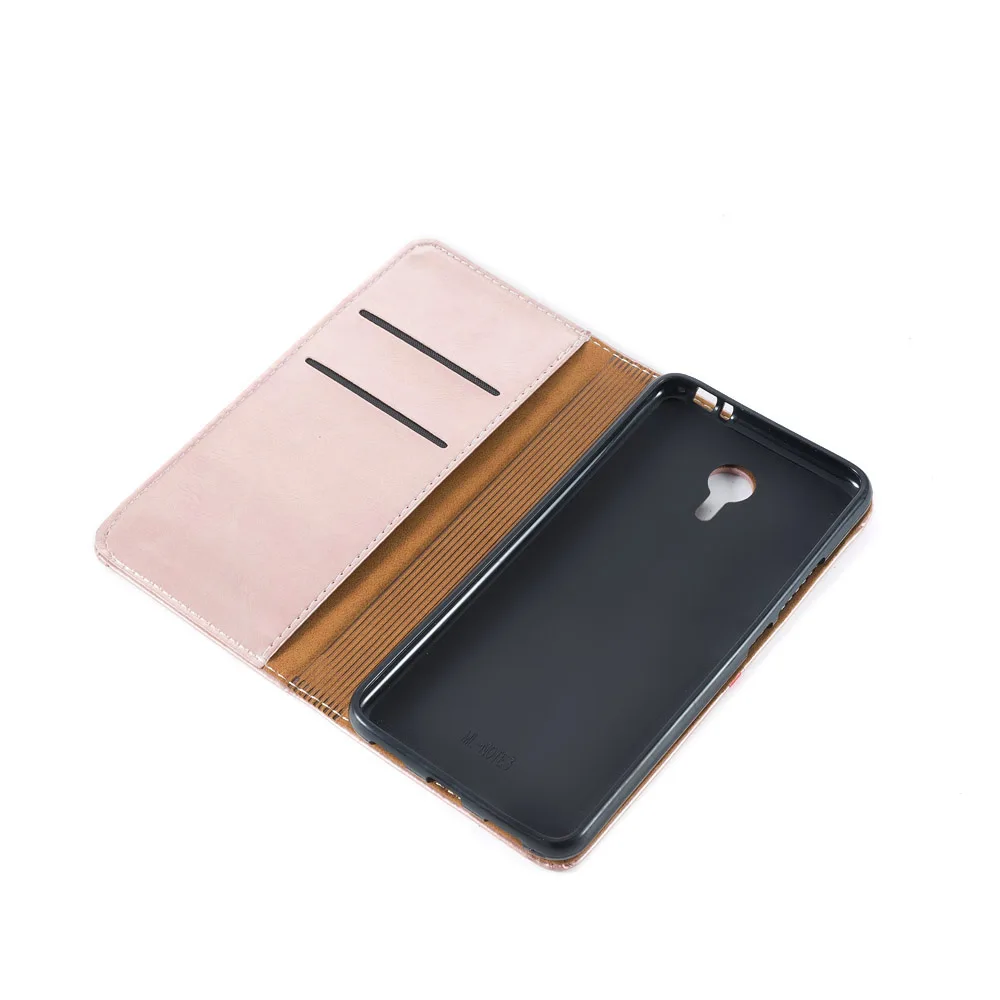 Чехол для телефона из искусственной кожи для Meizu M3 Note, флип-чехол, Мягкая силиконовая задняя крышка из ТПУ для Meizu M2 Note, чехол с отделением для визиток и книг