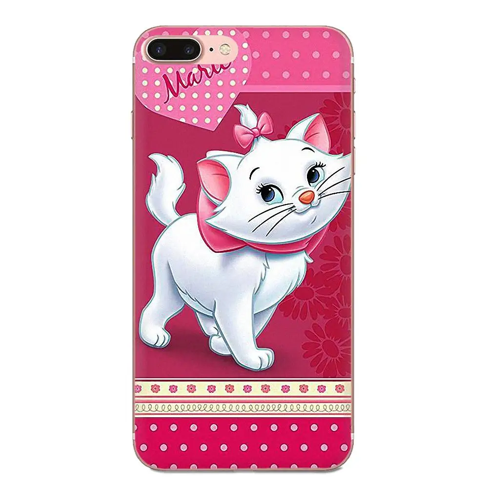 Розовый оригинальный термополиуретановый чехол Marie Cat для Galaxy Note 10 A10E A10S A20S A30S A40S