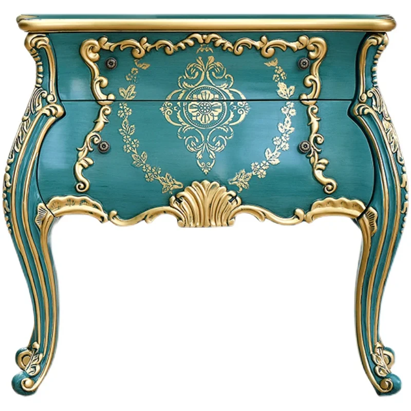 

TT, американский стиль, боковой шкаф из массива дерева синего цвета для еды, шкаф для гостиной, входной шкаф, коридор, боковой шкаф, ретро-кори...