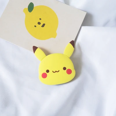Pika2 Универсальный растягивающийся 3D Кронштейн для мобильного телефона с мультипликационной воздушной сумкой, расширяющаяся подставка для телефона, автомобильный держатель для телефона huawei - Цвет: Pika2