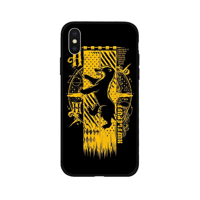 Magic school Gryffindor мягкий силиконовый черный чехол для телефона iPhone11 pro 5 5S se 6 6s 7 8 plus X Xs XR max - Цвет: 1834