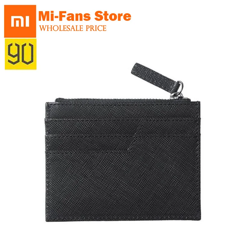 90 очков Xiaomi нулевые кошельки из натуральной коровьей кожи мужской кошелек