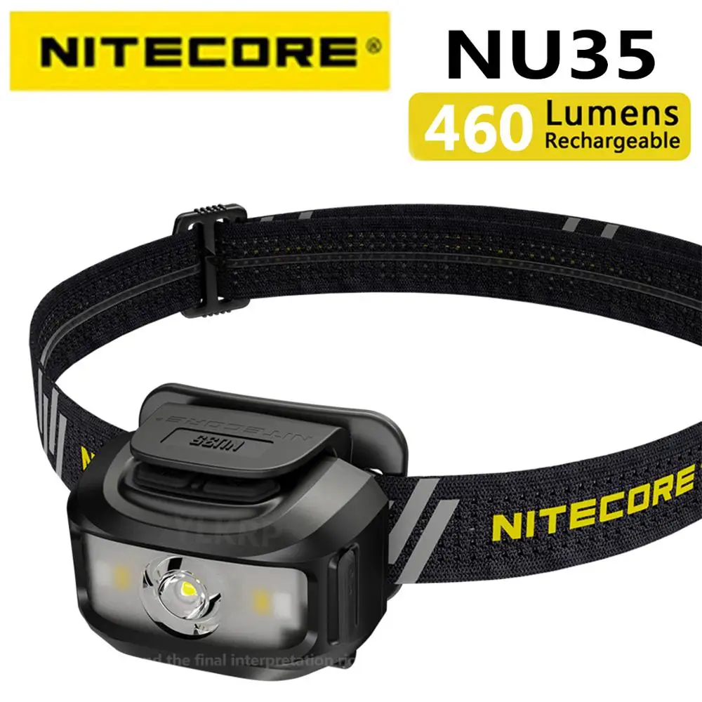 NITECORE NU35 460 люменов может одновременно использовать встроенную батарею и легко