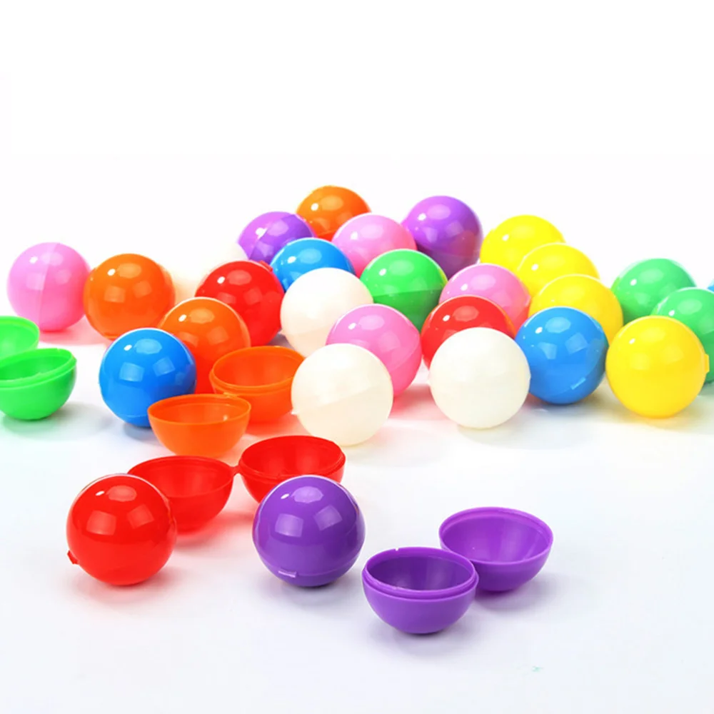 

100pcs 3.2cm Lottery Balls Colorful Balls Table Tennis Party Game Prop (5 Color, Mixed Package)