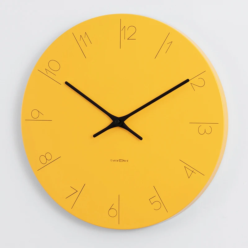 Скандинавские металлические настенные часы современный дизайн креативные