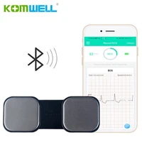 handheld ecg monitor for wireless bluetooth heart without metal electrodes home use ekg monitoring ios android recording